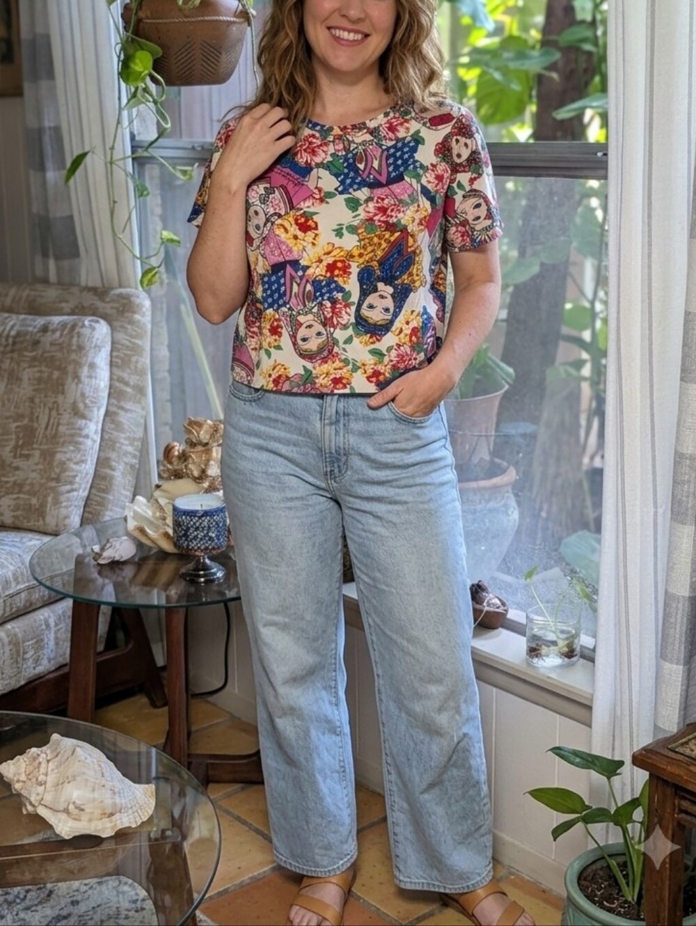 Zara Print Tee.